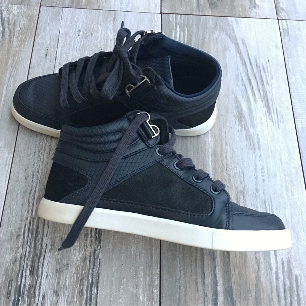 Calvin Klein Lyda Calf Hair High Tops